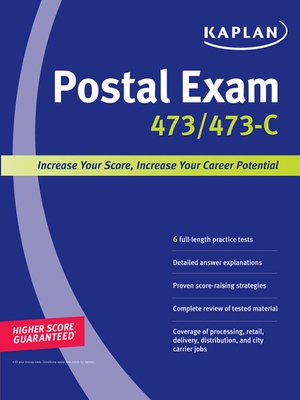 cover image of Kaplan Postal Exam 473/473-C